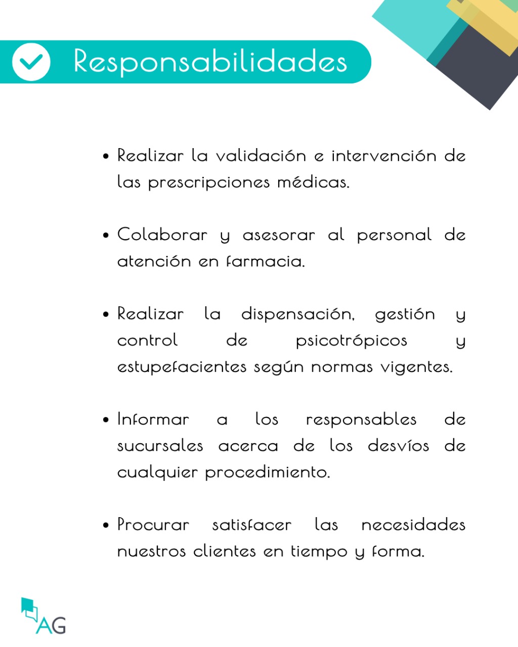 Farmacéutico/a Chubut